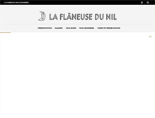 Tablet Screenshot of la-flaneuse-du-nil.com